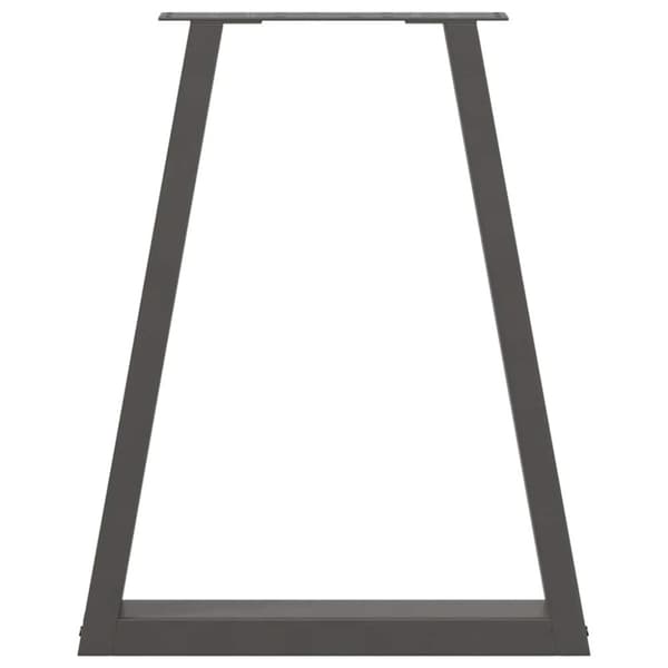 vidaXL sohvapöydän jalat V-muoto 2 kpl antrasiittia 50x(72-73)cm teräs