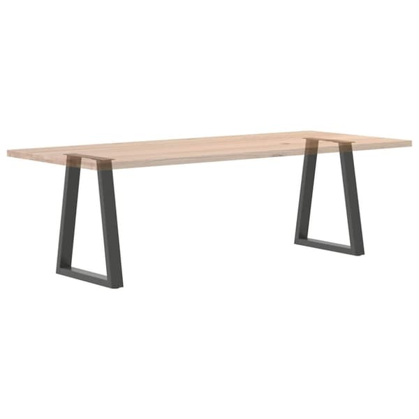vidaXL sohvapöydän jalat V-muoto 2 kpl antrasiittia 50x(72-73)cm teräs