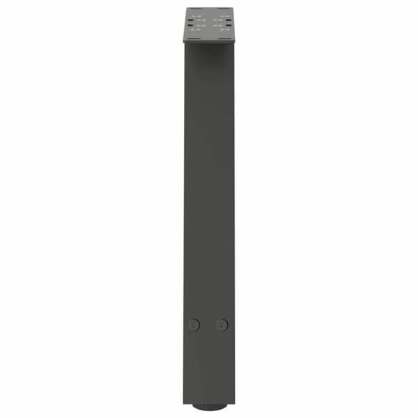 vidaXL Salongbordben A-formet 2 stk antrasitt 50x(42-43) cm stål