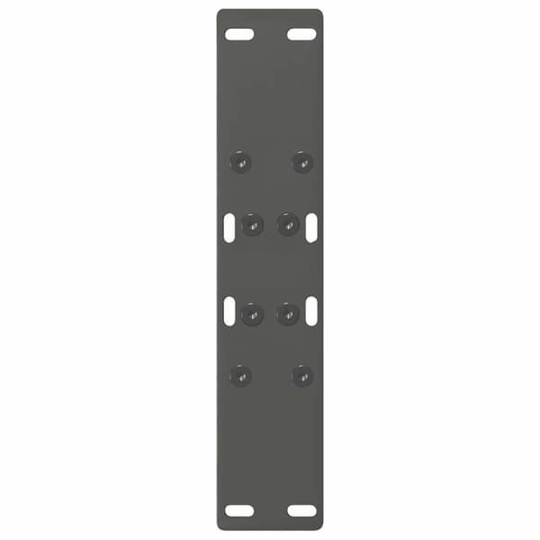 vidaXL Salongbordben A-formet 2 stk antrasitt 50x(42-43) cm stål