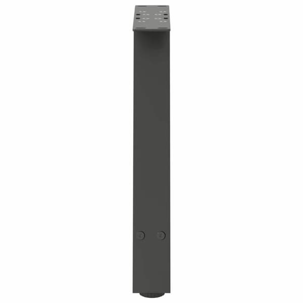 vidaXL Soffbordsben A-formade 2 st antracit 38x(42-43) cm stål