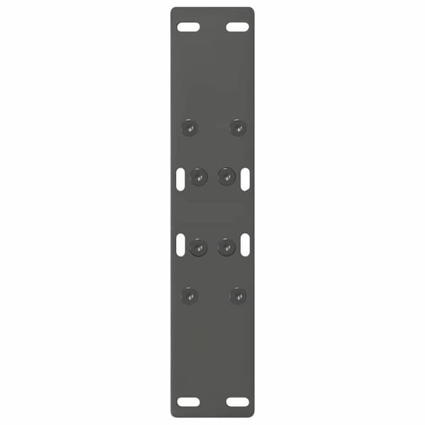 vidaXL Soffbordsben A-formade 2 st antracit 38x(42-43) cm stål