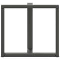 Miniatyrbilde 6 av 10: vidaXL Spisebordben T-formet 2 stk antrasitt 80x35x(72-73) cm stål