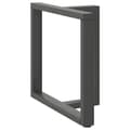 Miniatyrbilde 1 av 10: vidaXL Spisebordben T-formet 2 stk antrasitt 80x35x(72-73) cm stål
