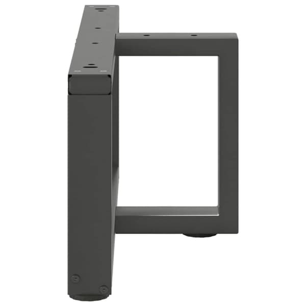 vidaXL Soffbordsben T-formade 2 st antracit 60x25x(30-31) cm stål