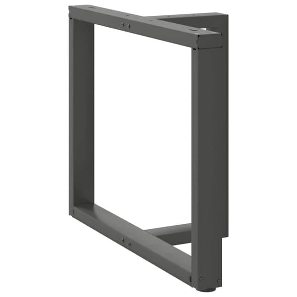 vidaXL Spisebordben T-formet 2 stk antrasitt 90x35x(72-73) cm stål