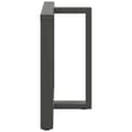 Miniatyrbilde 5 av 10: vidaXL Spisebordben T-formet 2 stk antrasitt 90x35x(72-73) cm stål