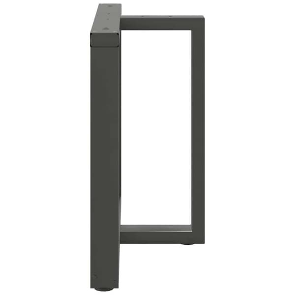 vidaXL Spisebordben T-formet 2 stk antrasitt 90x35x(72-73) cm stål