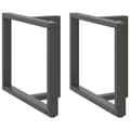 Miniatyrbilde 1 av 10: vidaXL Spisebordben T-formet 2 stk antrasitt 90x35x(72-73) cm stål