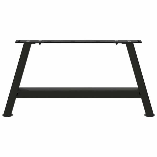 vidaXL Sohvapöydän jalat A-muotoiset 2 kpl Musta 60x(30-31) cm Teräs
