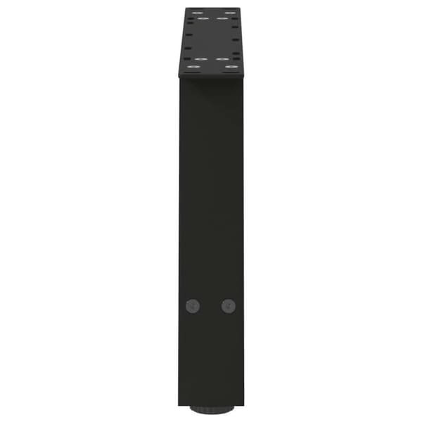 vidaXL Sohvapöydän jalat A-muotoiset 2 kpl Musta 60x(30-31) cm Teräs