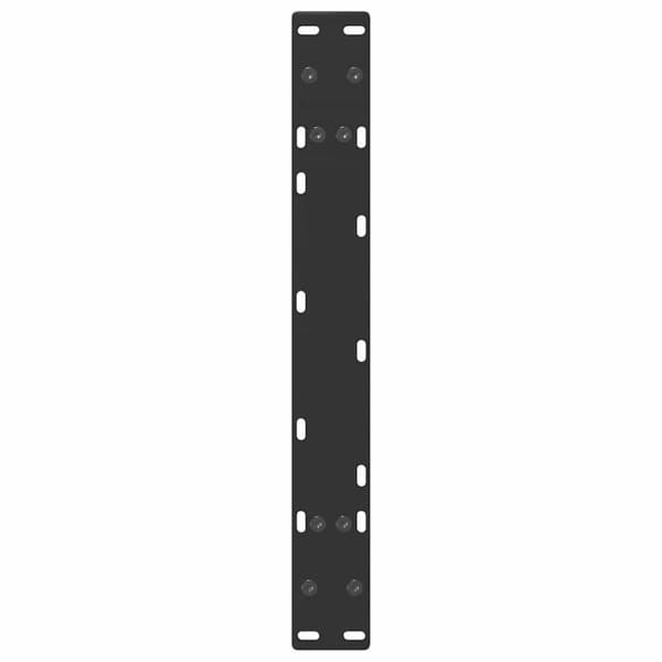 vidaXL Sohvapöydän jalat A-muotoiset 2 kpl Musta 60x(30-31) cm Teräs