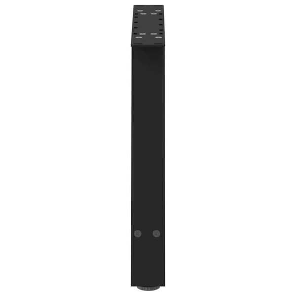 vidaXL Salongbordben A-formet 2 stk svart 70 x (42-43) cm stål