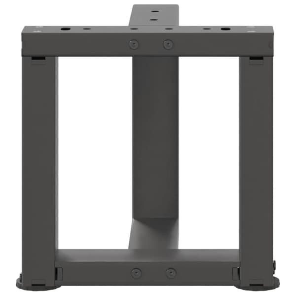 vidaXL Soffbordsben T-formade 2 st antracit 30x25x(30-31) cm stål