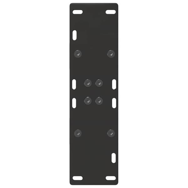 vidaXL sofabordben A-formet 2 stk 60x(72-73) cm stål sort