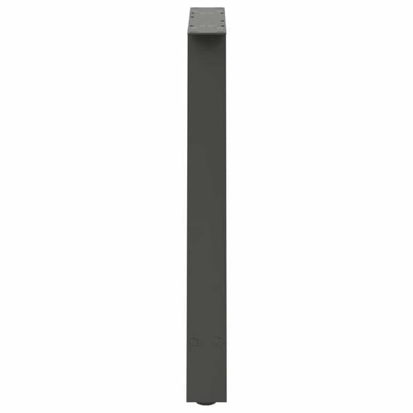 vidaXL Spisebordben A-formet 2 stk antrasitt 80x(72-73) cm stål