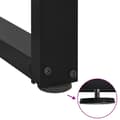 Pikkukuva 9 / 10: vidaXL Ruokapöydän jalat T-muotoiset 2 kpl musta 90x35x(72-73) cm teräs