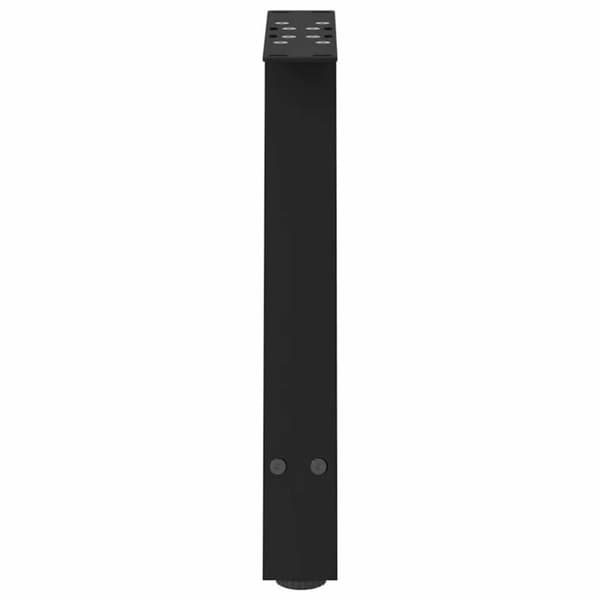 vidaXL Sohvapöydän jalat A-muotoiset 2 kpl Musta 38x(42-43) cm Teräs