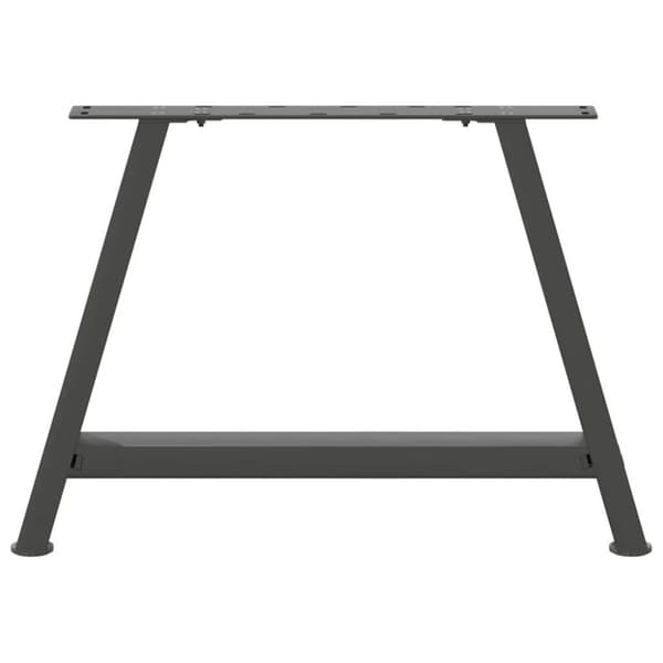 vidaXL Salongbordben A-formet 2 stk antrasitt 70 x (42-43) cm stål