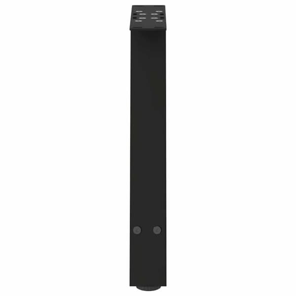 vidaXL Sohvapöydän jalat A-muotoiset 2 kpl Musta 50x(42-43) cm Teräs