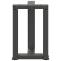 Miniatyrbilde 6 av 10: vidaXL Salongbordben T-formet 2 stk antrasitt 28x25x(42-43) cm stål