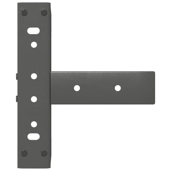 vidaXL Salongbordben T-formet 2 stk antrasitt 28x25x(42-43) cm stål