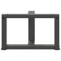 Miniatyrbilde 6 av 10: vidaXL Salongbordben T-formet 2 stk antrasitt 40x25x(30-31) cm stål