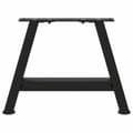 Miniatyrbilde 5 av 10: vidaXL Salongbordben A-formet 2 stk svart 50x(30-31) cm stål