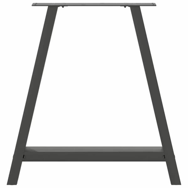 vidaXL Sohvapöydän jalat A-muotoiset 2 kpl Antrasiitti 80x(72-73) cm