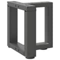 Pikkukuva 3 / 10: vidaXL Sohvapöydän jalat T-muotoiset 2 kpl antrasiitti 30x25x(30-31) cm teräs