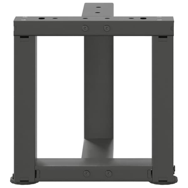 vidaXL Sohvapöydän jalat T-muotoiset 2 kpl antrasiitti 30x25x(30-31) cm teräs