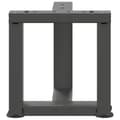 Pikkukuva 6 / 10: vidaXL Sohvapöydän jalat T-muotoiset 2 kpl antrasiitti 30x25x(30-31) cm teräs