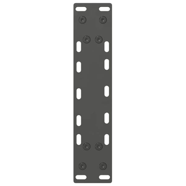 vidaXL konsolipöydän jalat 2 kpl antrasiitti 38x(72-73) cm teräs