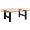 Miniatyrbilde 9 av 11: vidaXL Salongbordben svart 2 stk 50x(30-31) cm stål