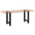 Miniatyrbillede 8 af 10: vidaXL sofabordben 2 stk. 60x(72-73) cm stål sort