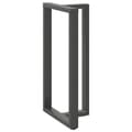 Miniatyrbilde 4 av 10: vidaXL Barbordben T-formet 2 stk antrasitt 60x35x(110-111) cm stål