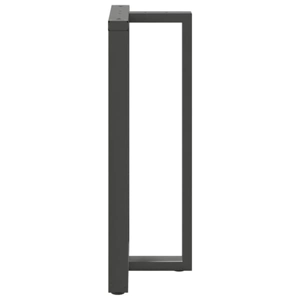 vidaXL Barbordben T-formet 2 stk antrasitt 60x35x(110-111) cm stål