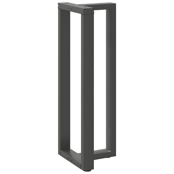 vidaXL Barbordsben T-formad 2 st antracit 50x35x(110-111) cm stål