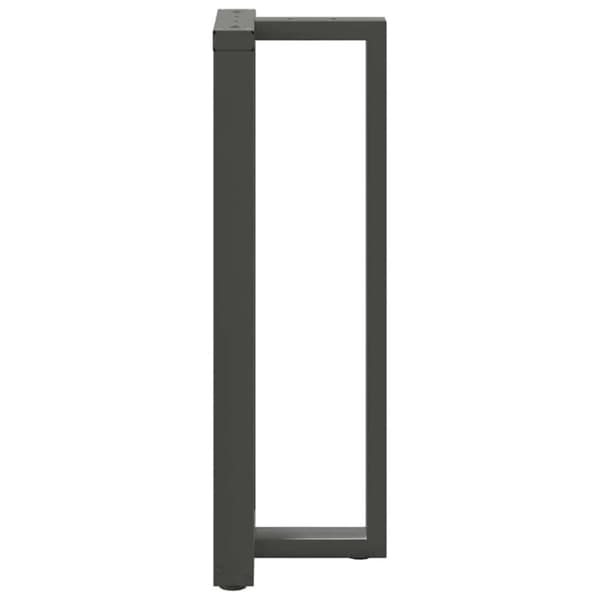 vidaXL Barbordsben T-formad 2 st antracit 50x35x(110-111) cm stål