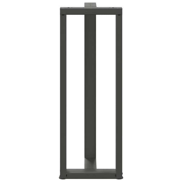 vidaXL Barbordsben T-formad 2 st antracit 50x35x(110-111) cm stål