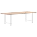 Miniatyrbilde 8 av 10: vidaXL Spisebordben hvite 2 stk 80x(72-73) cm stål