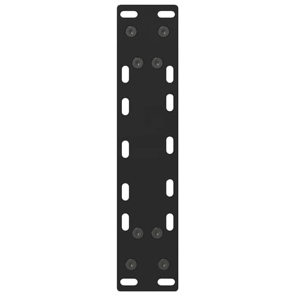 vidaXL Soffbordsben svart 2 st 28x(72-73) cm stål