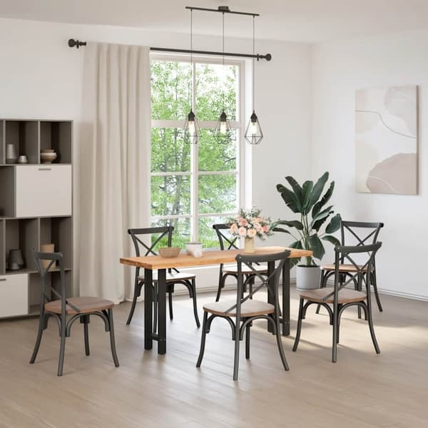 vidaXL Soffbordsben svart 2 st 28x(72-73) cm stål
