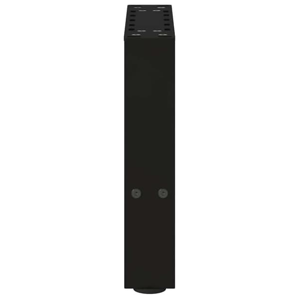 vidaXL Soffbordsben svart 2 st 40x(30-31) cm stål