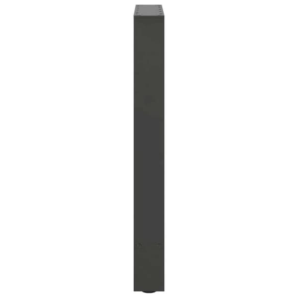 vidaXL ruokapöydän jalat 2 kpl antrasiitti 60x(72-73) cm teräs