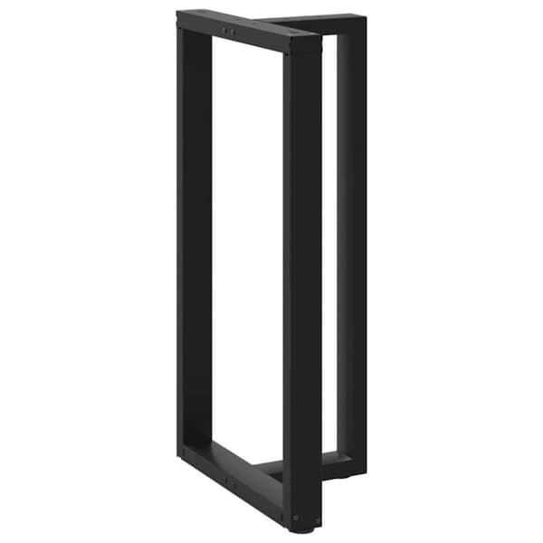 vidaXL barbordsben T-formet 2 stk 60x35x(110-111) cm stål sort