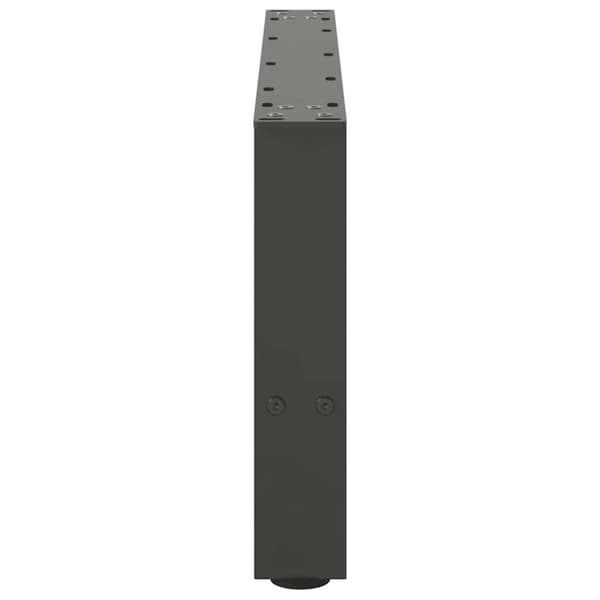 vidaXL Sohvapöydän jalat antrasiitti 2 kpl 60x(30-31) cm teräs