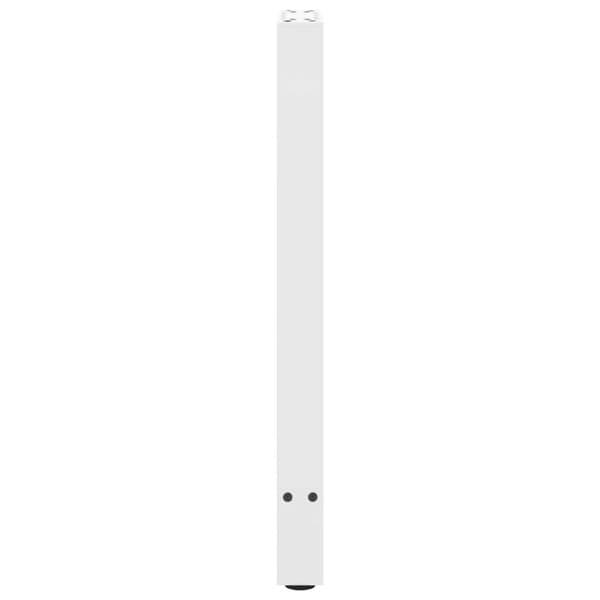vidaXL Soffbordsben vit 2 st 38x(72-73) cm stål