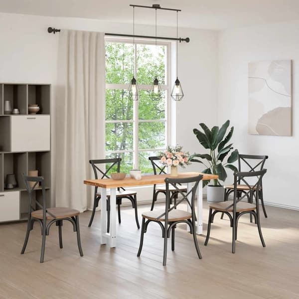 vidaXL Soffbordsben vit 2 st 38x(72-73) cm stål