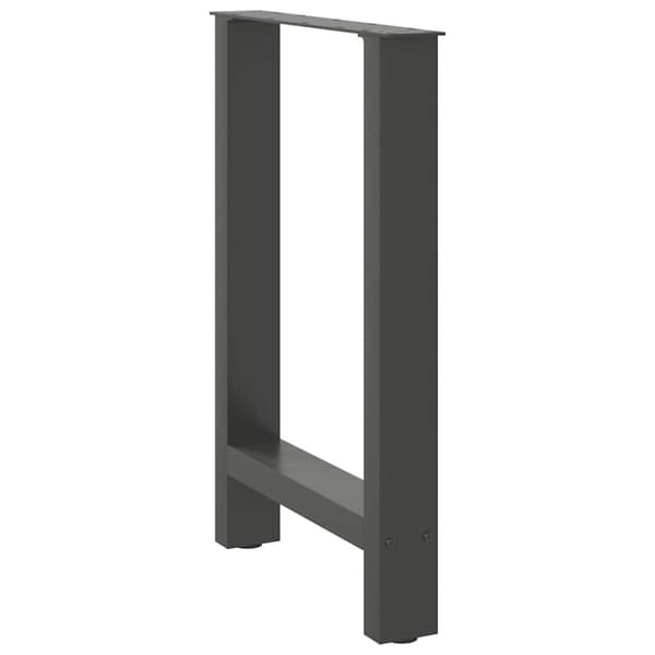vidaXL Soffbordsben antracit 2 st 50x(72-73) cm stål